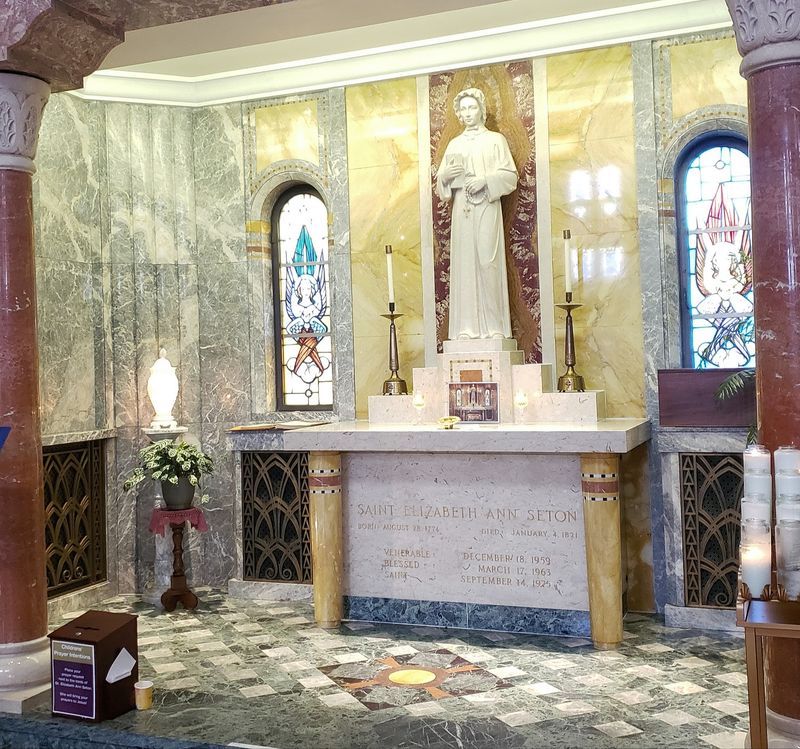 Standing Beside The Tomb Of America's First Saint
