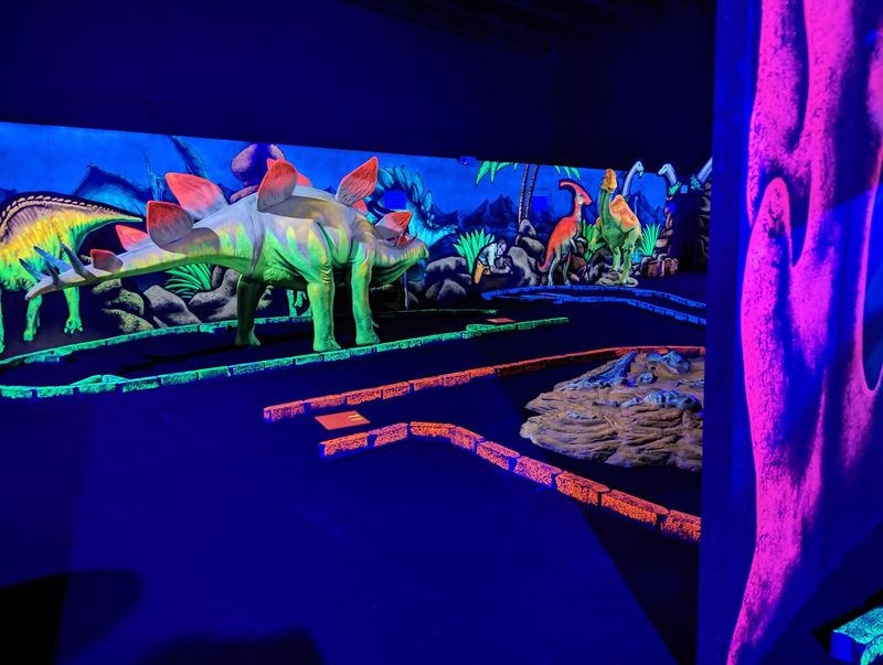 A Glowing Dino Hangout Hiding In A Harford County Shopping Strip
