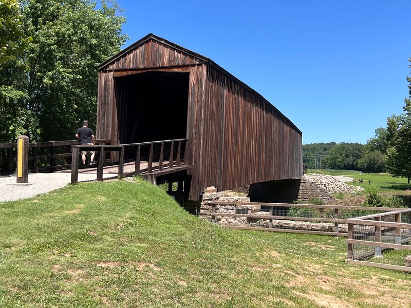 One Of The Last Covered Bridges In The State