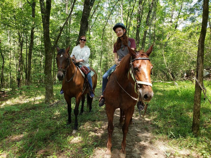 Explore More Than 10 Miles of Wooded Riding Trails