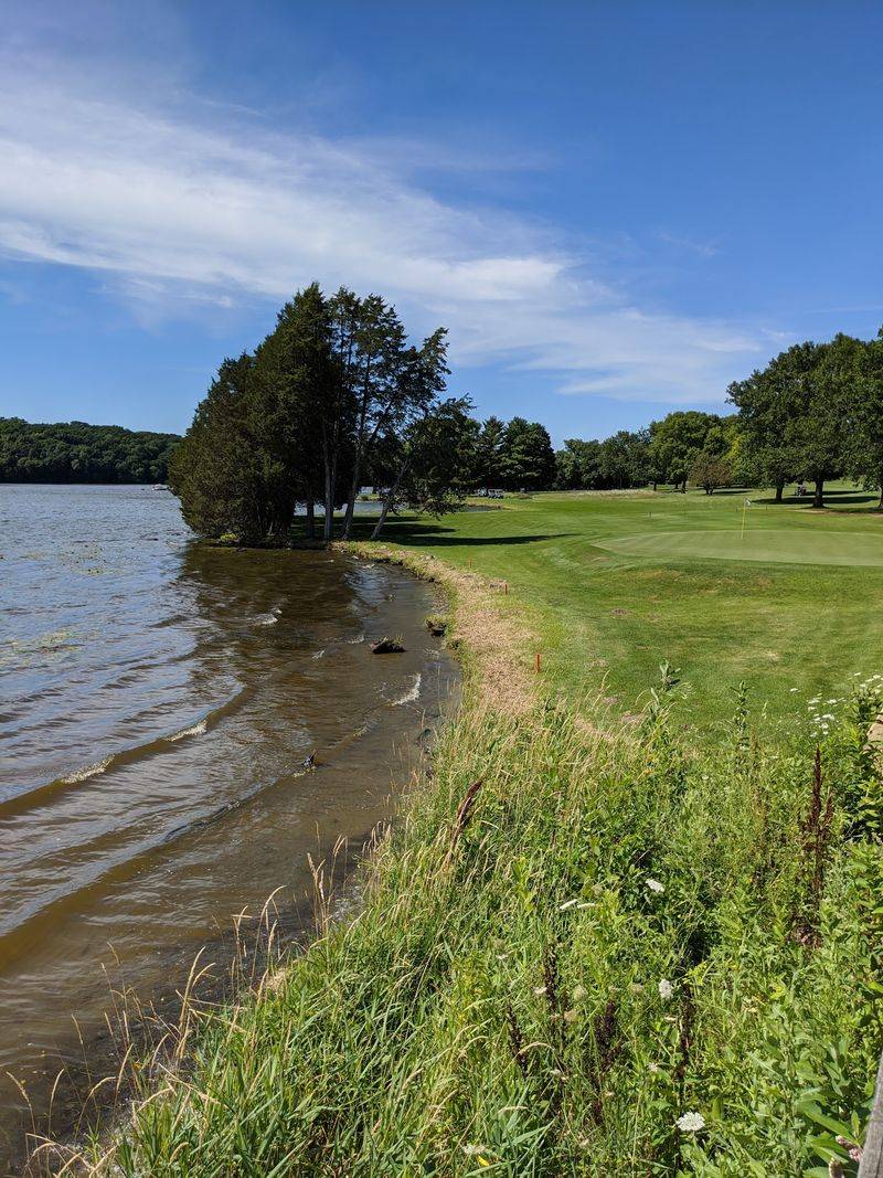 A River Valley Turned Into a Reservoir