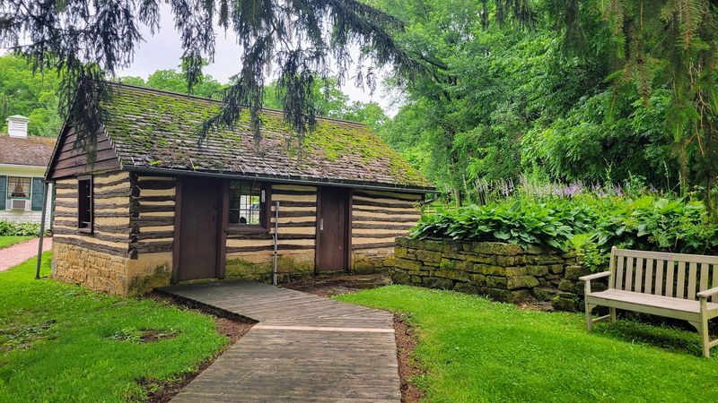 The Oldest Building On Site Is A Log Cabin From 1841