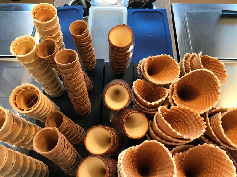 Waffle Cones Add a Satisfying Crunch