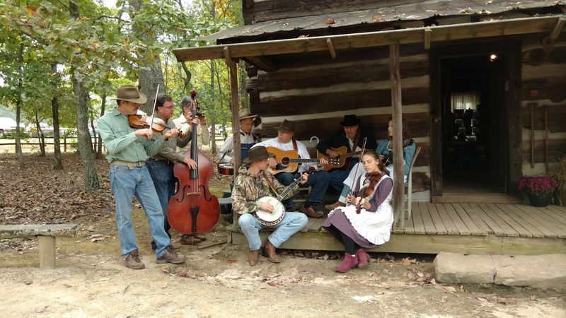 Fiddles On The Porch Set The Whole Mood
