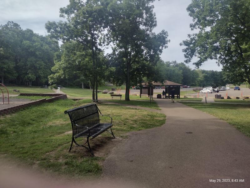 Picnic Tables, Grills, and a Playground Near the Lot