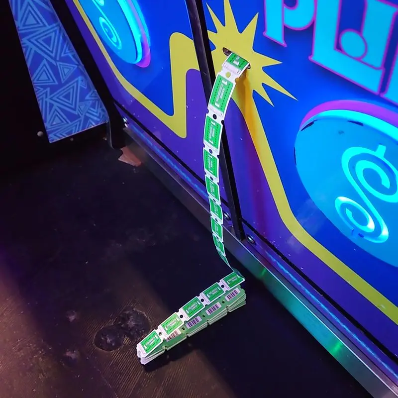 Paper Tickets Make A Glorious Comeback On The Arcade Side