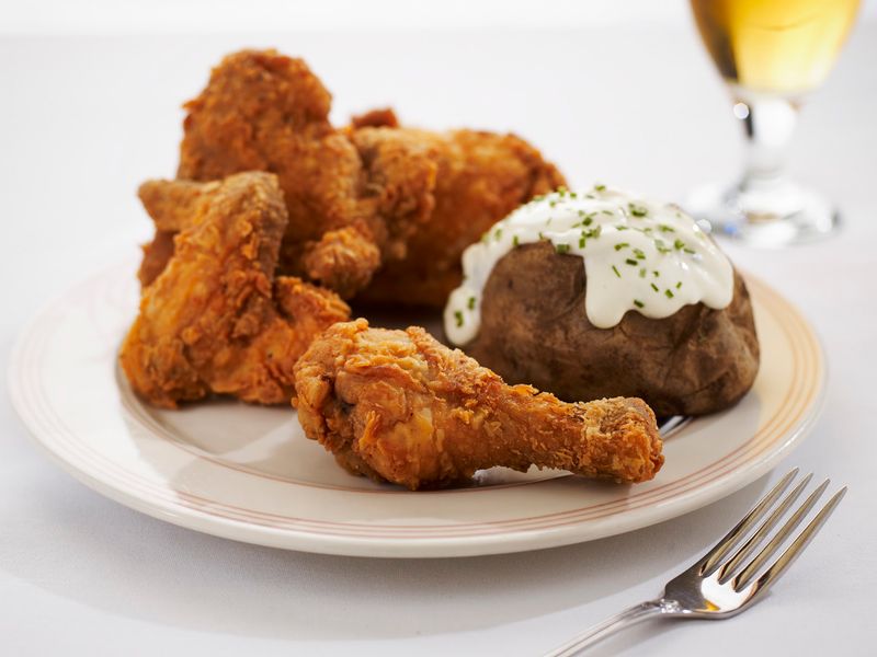 Fried Chicken And Halibut For The Non-Steak Crowd