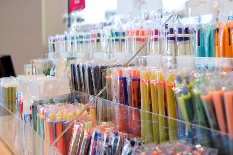 Pens, Markers, Washi Tape, And Stamps Galore