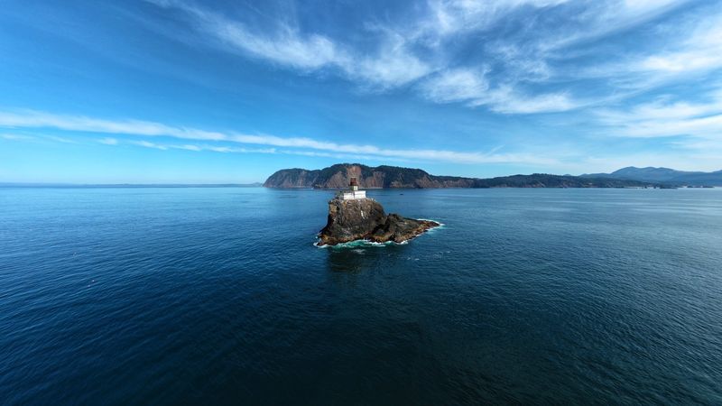 A Lonely Tower Sitting Way Out In The Pacific