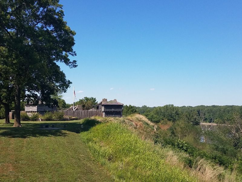 A Frontier Fort Perched High Above The Missouri River