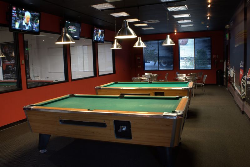 Arcade Games and Pool Tables Between Heats