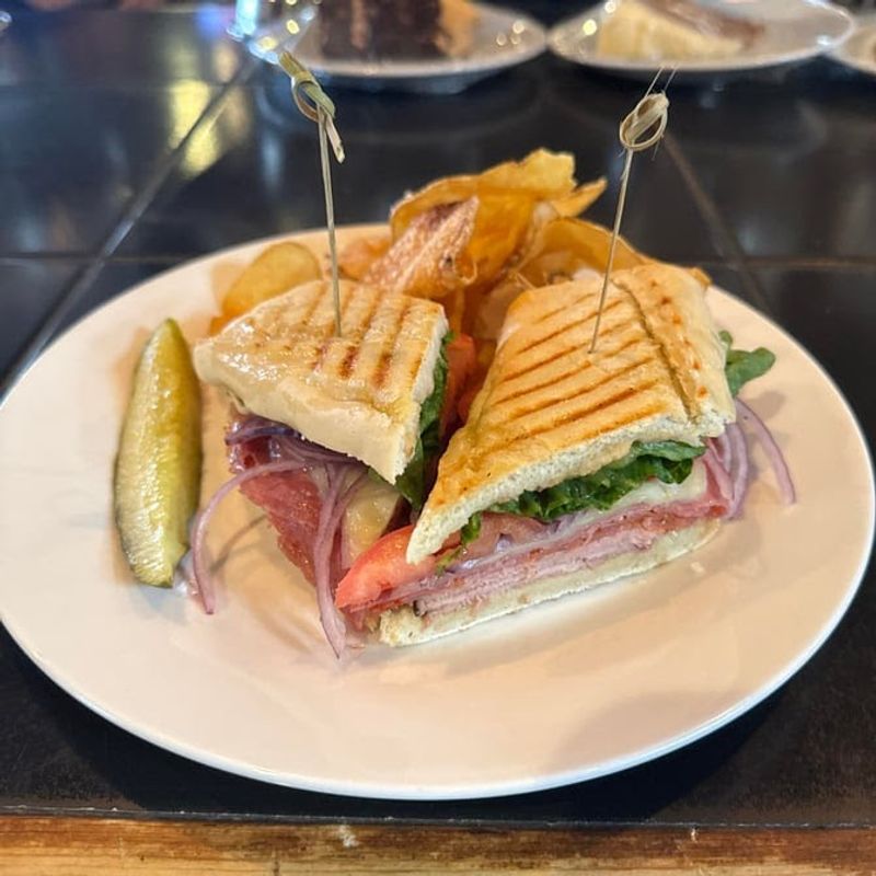 Lunch Comes With Homemade Chips And Serious Sandwiches