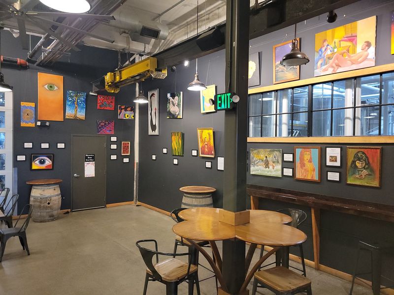 You'll Find The Gallery Inside A Busy Boston Brewery