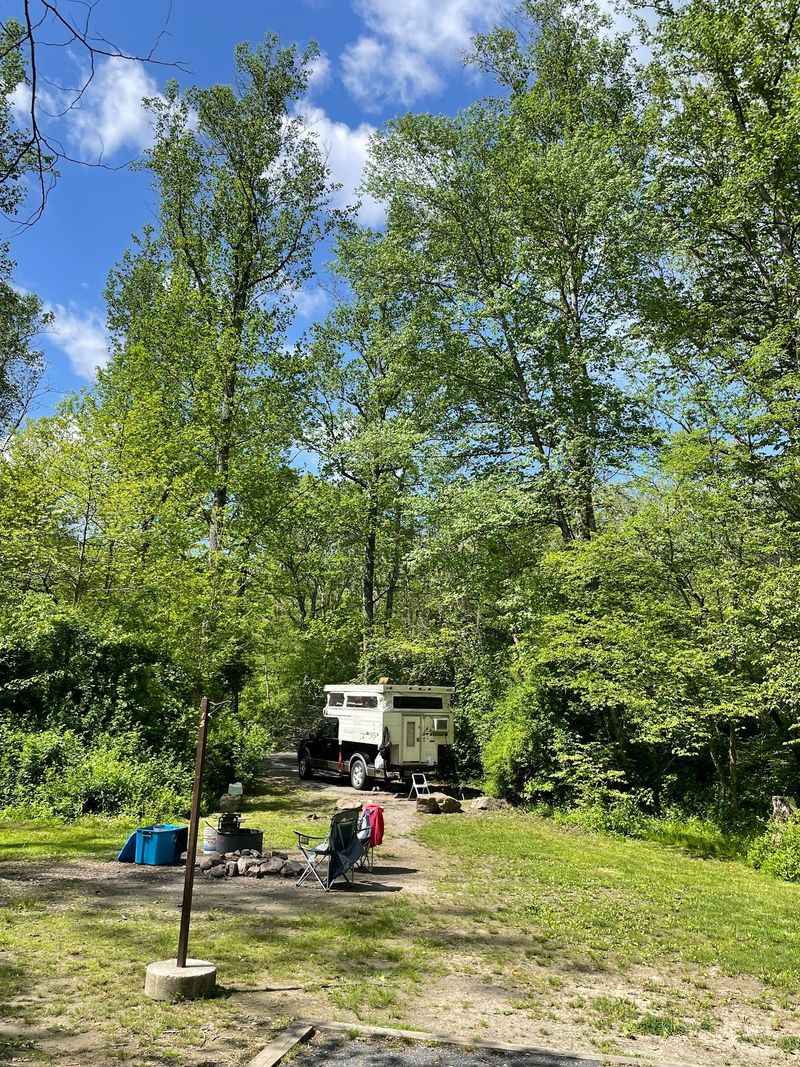 Sleep Beside The Creek At A Campground Open All Year