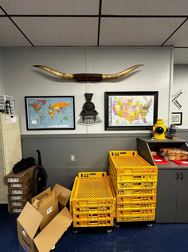 Longhorn Horns And Old Photos Set The Mood Inside