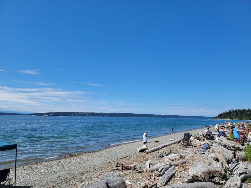 Skipping Stones, Swings, And A Play Boat For Small Sailors