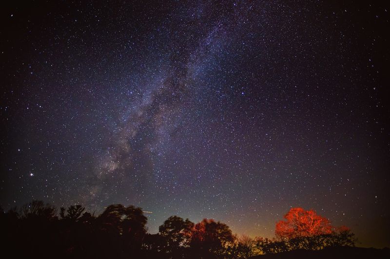 Watch the Milky Way Stretch Across the Dark Mountain Sky