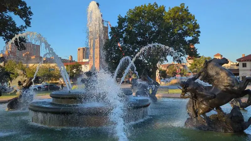Fountains Everywhere In The City Of Fountains