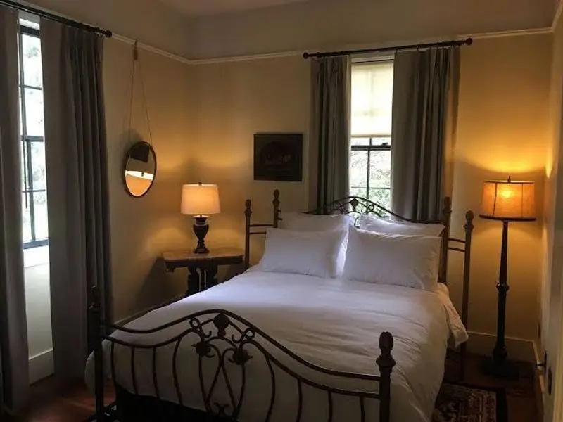 Antique Beds, Leaded Glass, And Zero Televisions