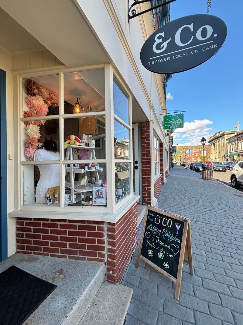 Browse the Shops Around the Green