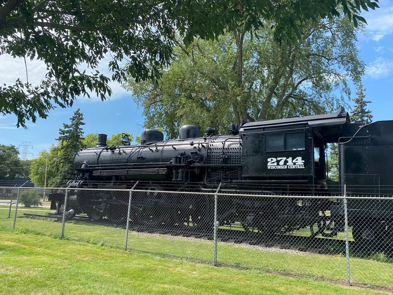 A Real Steam Giant Waits Just Down The Path