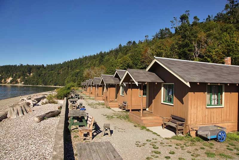 The Old Fishing Resort Behind All Those Little Cabins