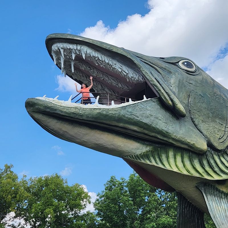 Stand Inside The Muskie's Open Mouth