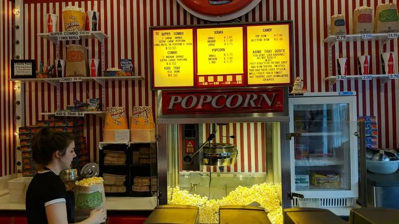 Buttery Popcorn And Snack Prices That Won't Sting