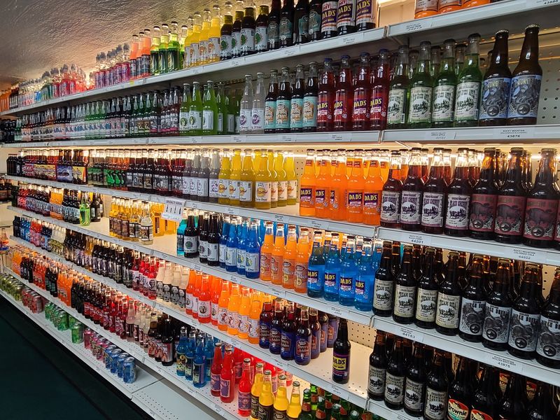 A Soda Wall That Dares You To Get Weird