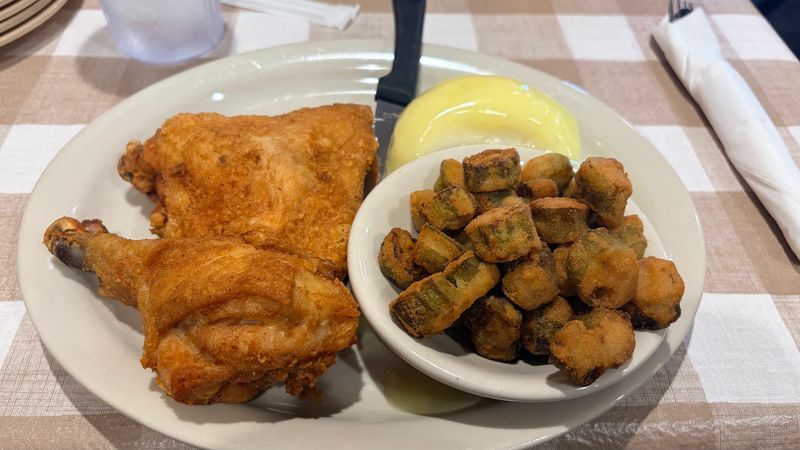Try Yoder's Famous Pressure-Fried Chicken