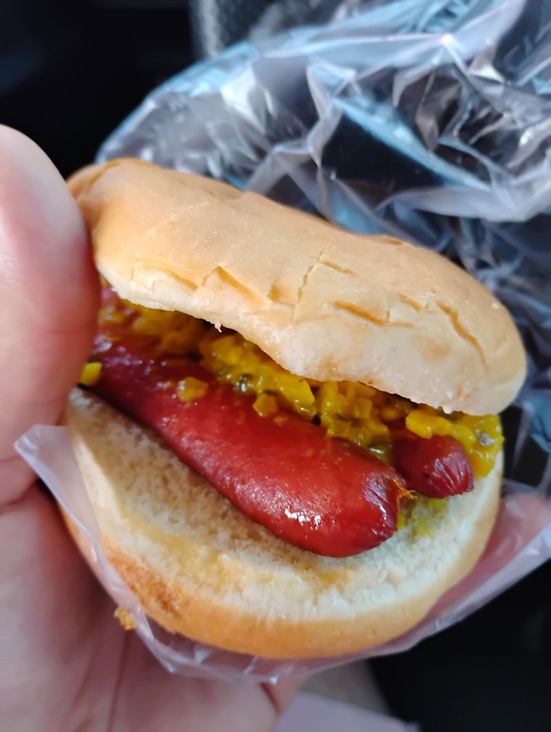 Your Hot Dog Shows Up On A Hamburger Roll, And That's On Purpose
