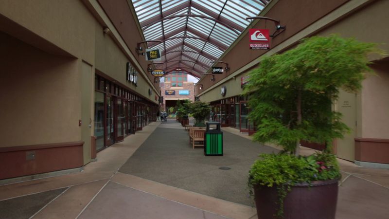 An Outlet Mall Parked Right Between Portland And Salem