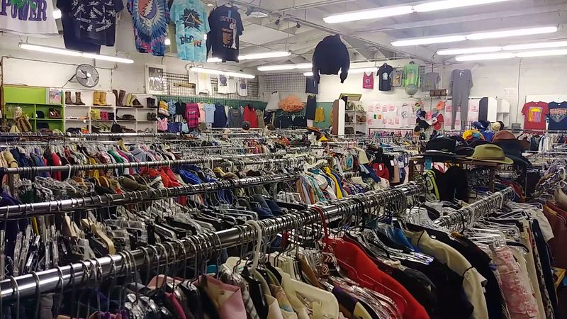 Rows And Rows Of Clothes That Could Swallow An Afternoon