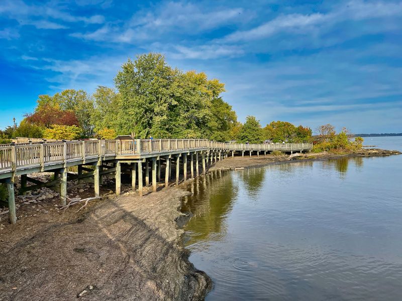 Promenade Strolls With Wide Open Bay Views
