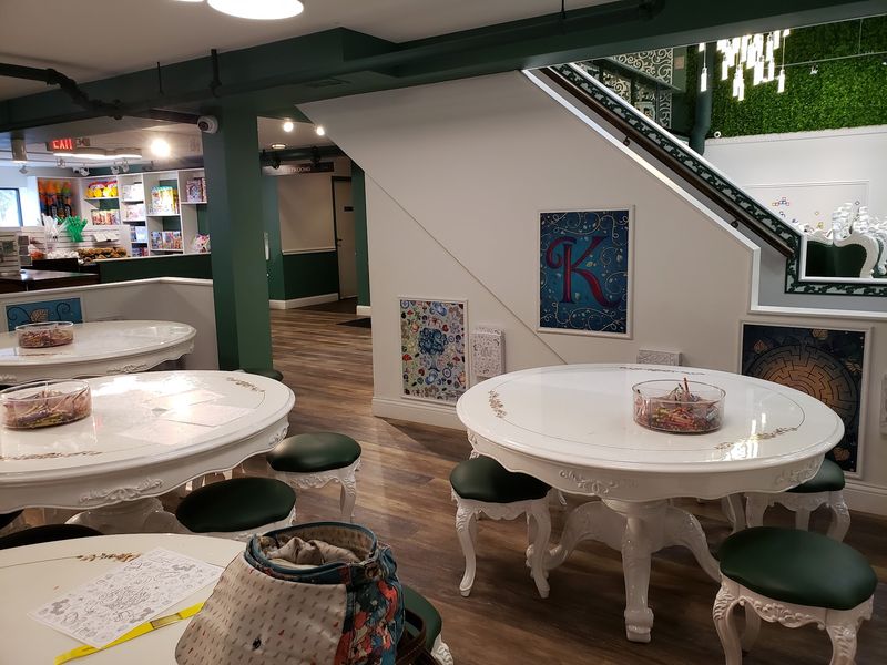 Crayons, Wooden Tables, And Art You Can't Get Anywhere Else