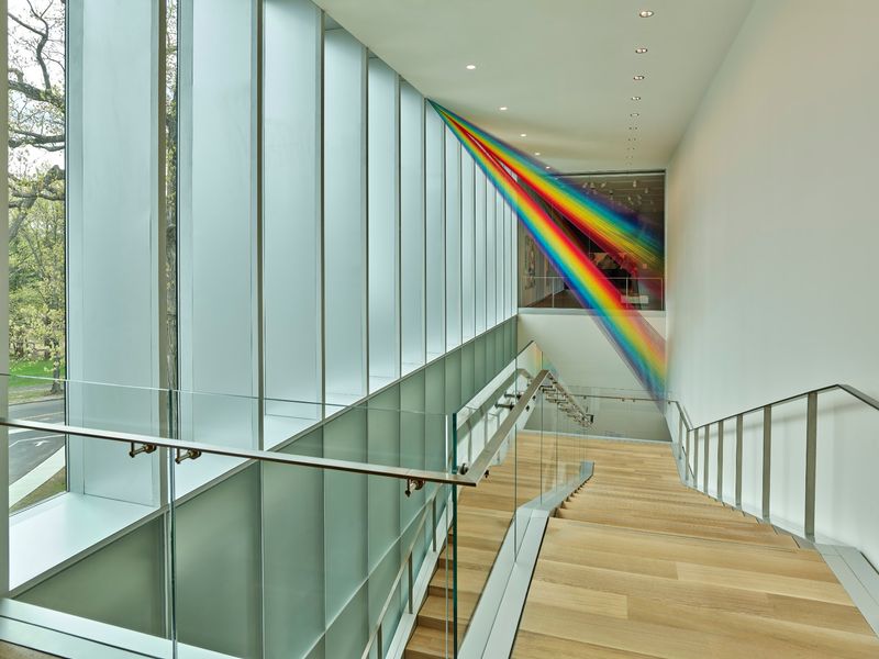 Take The Stairs For A Rainbow That Plays Tricks On Your Eyes