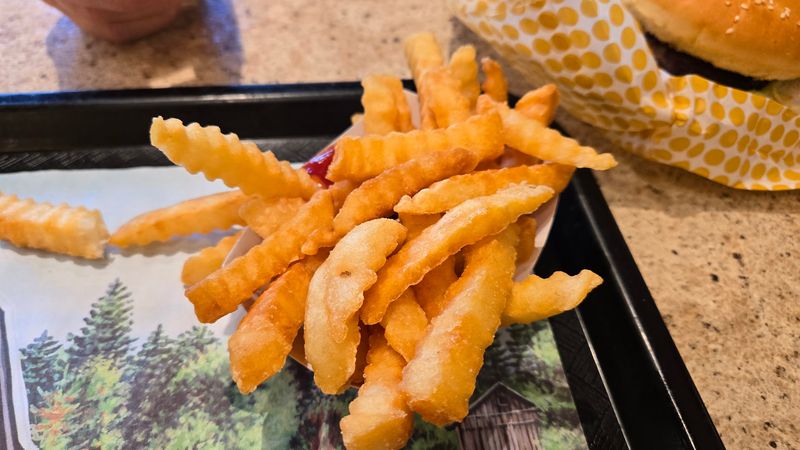 Crinkle-Cut Fries Made For Dipping