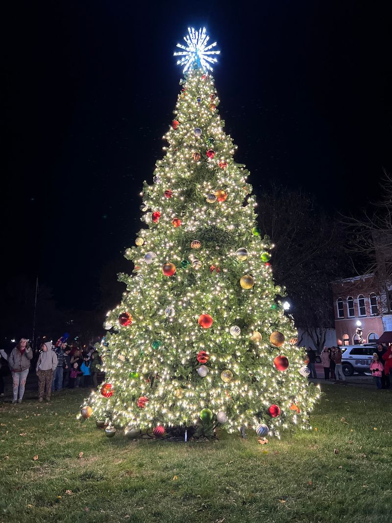 Thousands Of Lights Wrap An Entire Block At The Armory