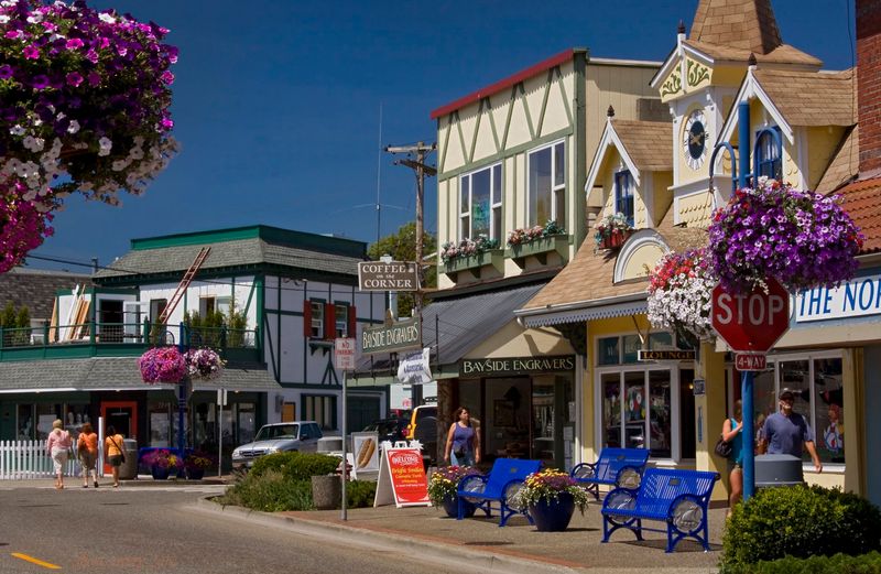 Front Street Looks Like A Page From A Picture Book