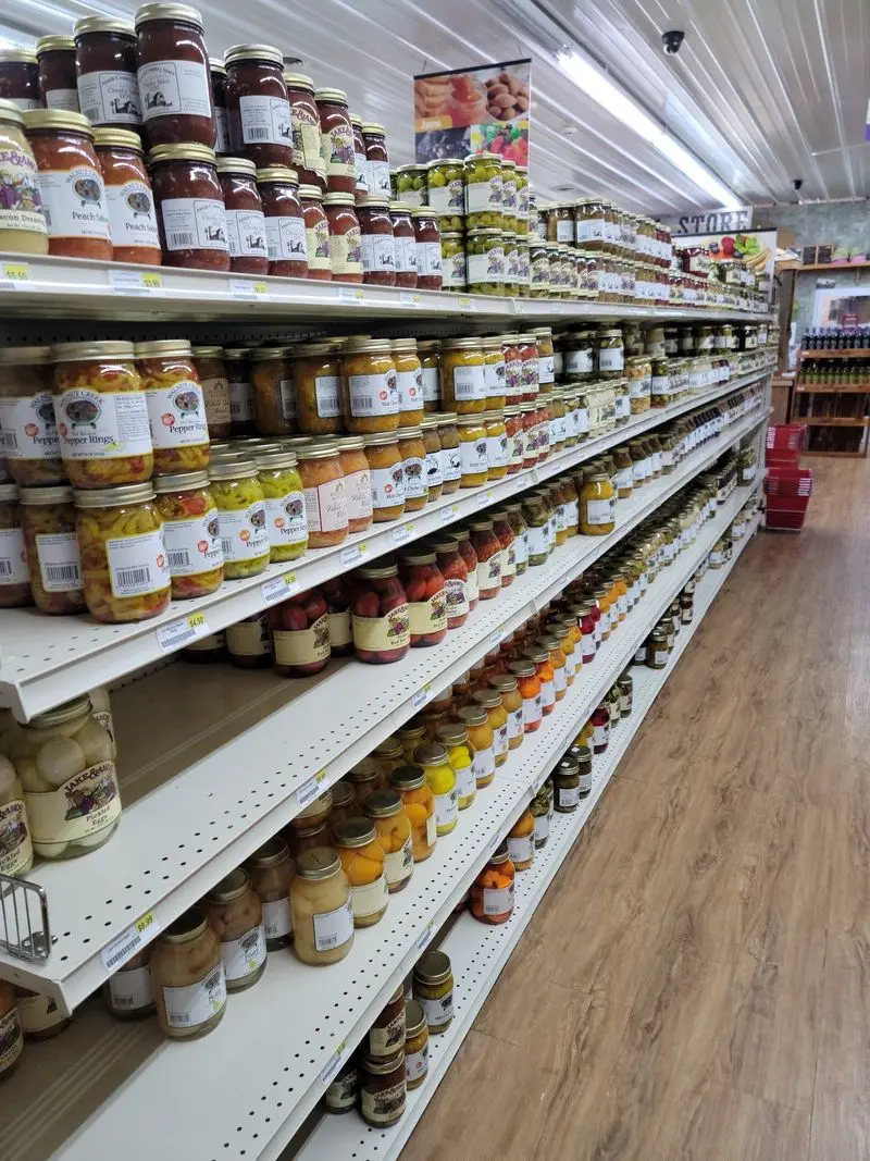 Jam Jars Lined Up Like A Sweet Little Parade
