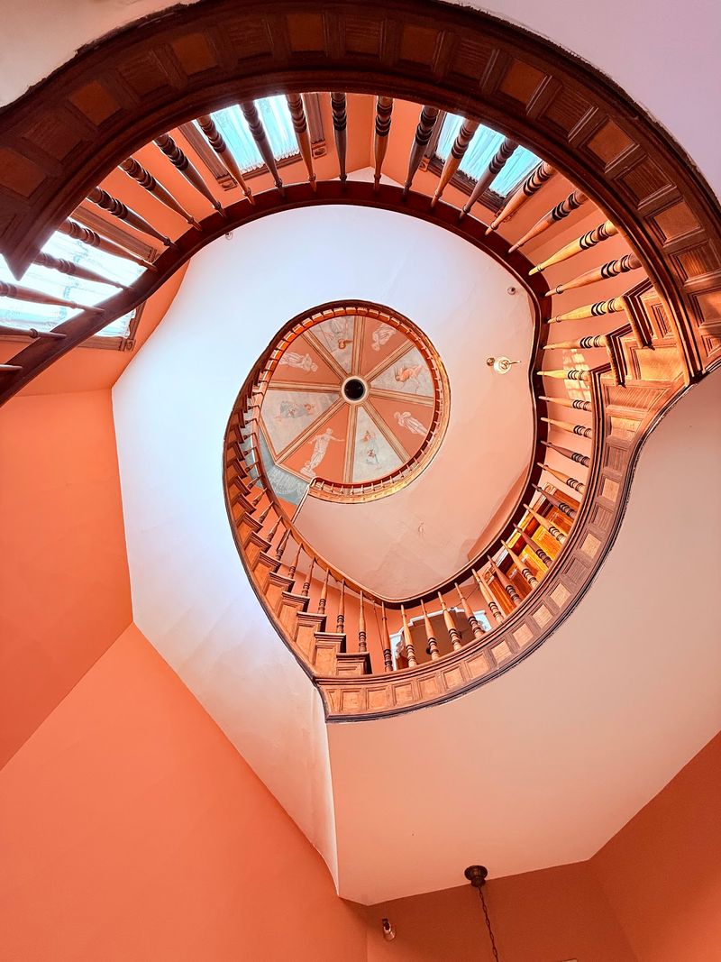 That Famous Spiral Staircase Steals The Show