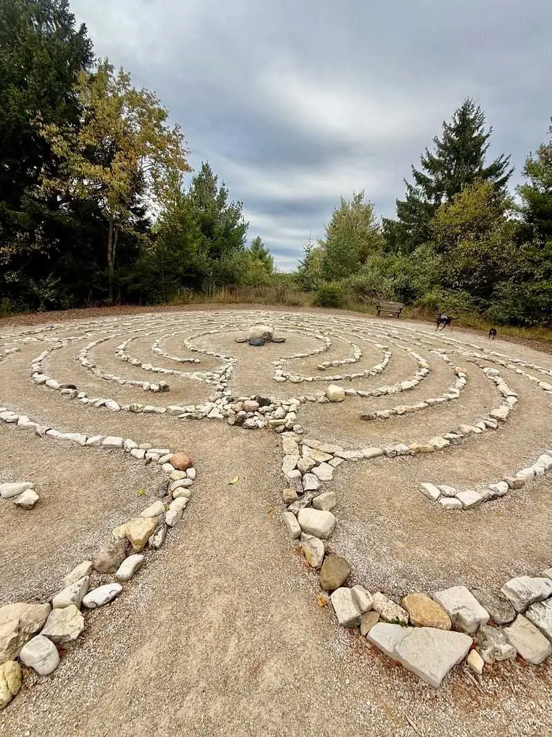 A Stone Labyrinth Gives You One More Reason To Linger