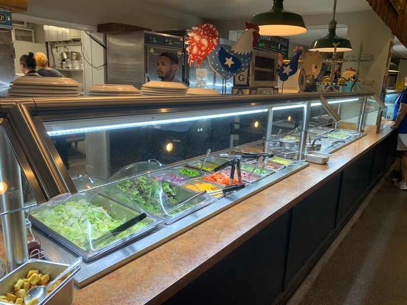 The Salad Bar Gives The Buffet Some Fresh Balance