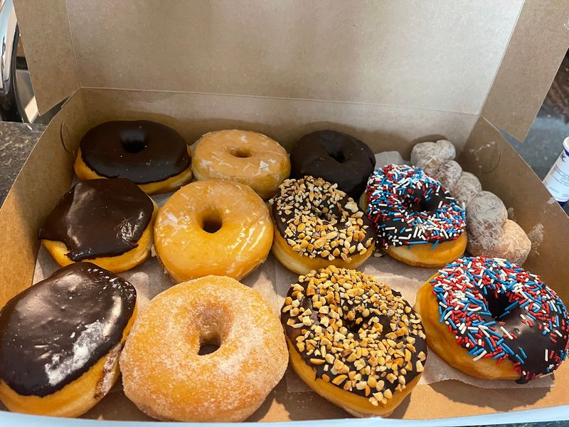 An Early-Morning Donut Shop Right On The Beach Route