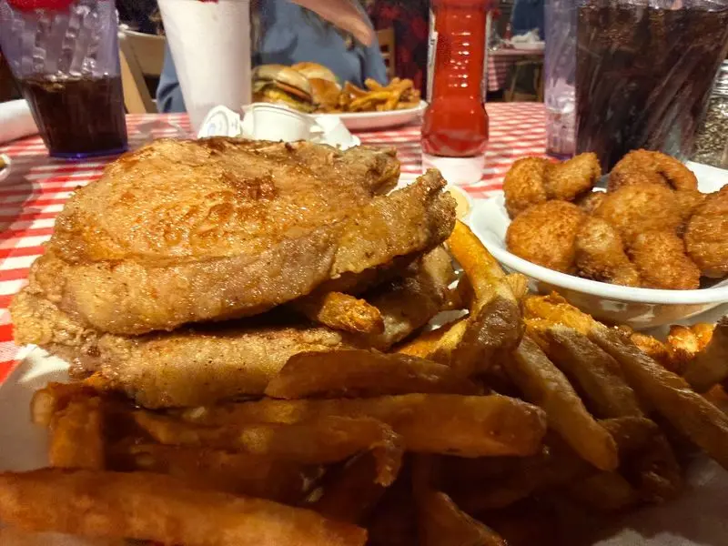 That Crispy Fried Cornbread Steals The Show
