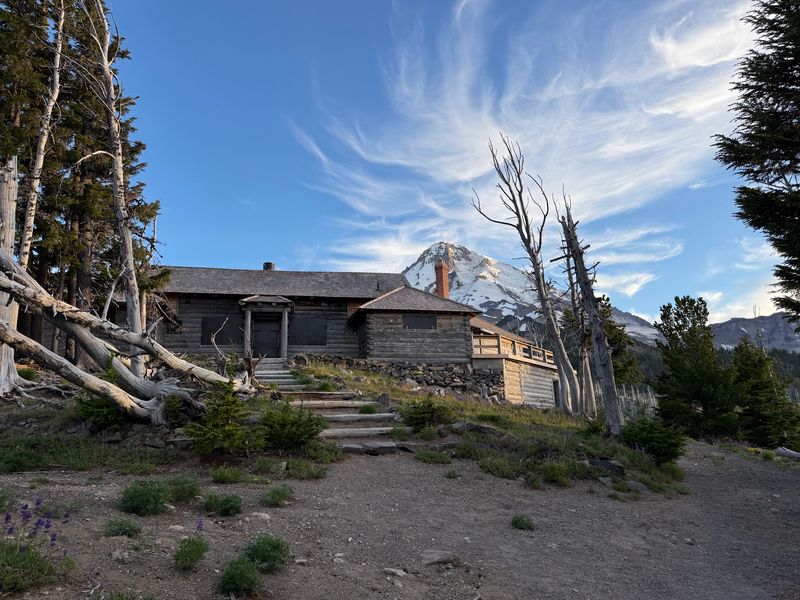 An Old Mountain Inn Perched On Hood's Quieter North Side