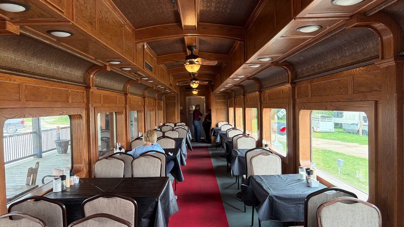 Your Next Lunch Table Is Inside A Vintage Railroad Car