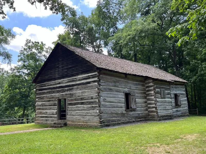A Pioneer Church Waiting Quietly In Monroe County