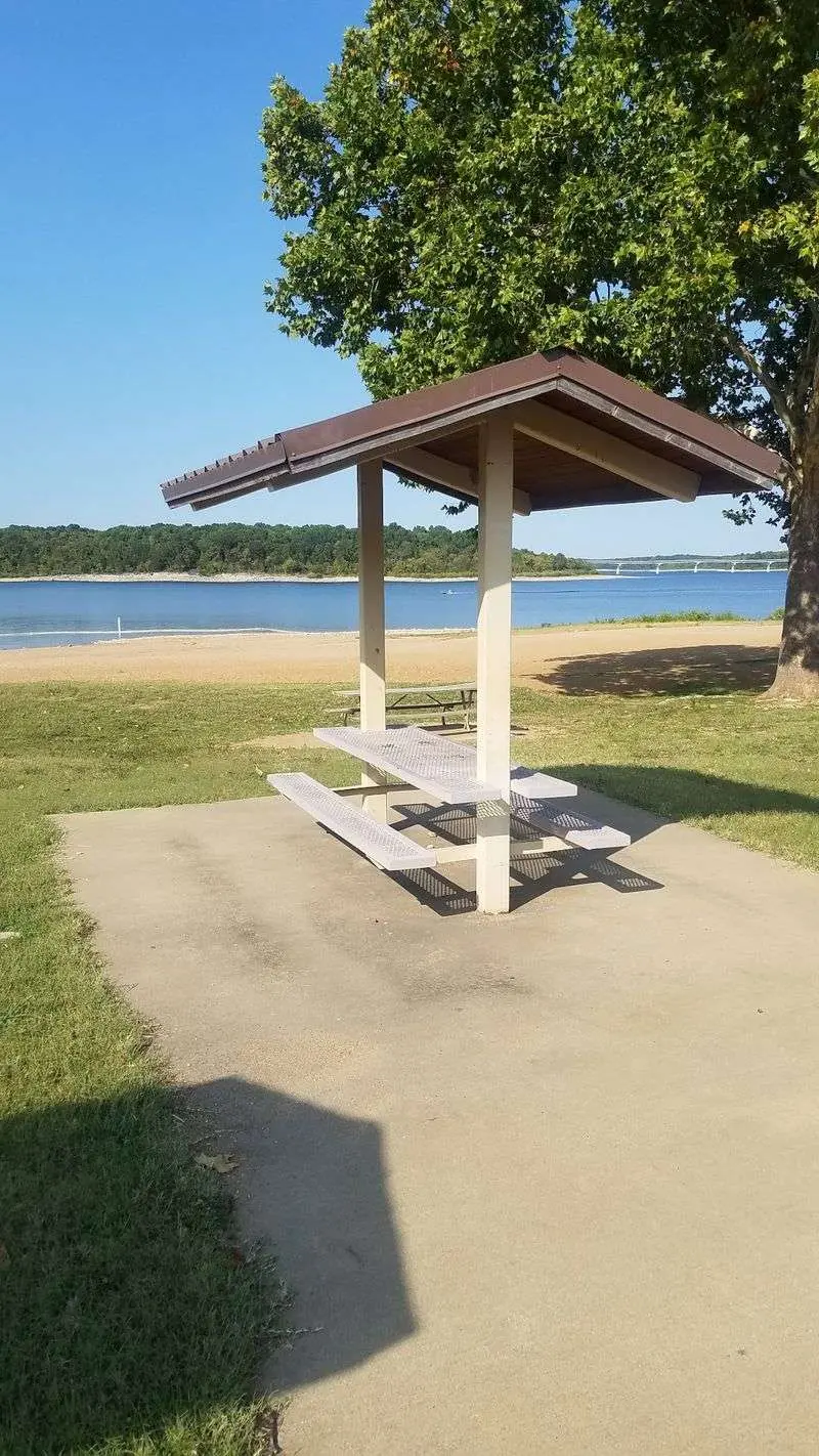 A Corps Of Engineers Beach Waiting On Stockton Lake