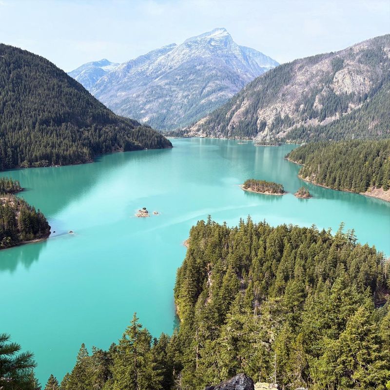 A Glacier-Blue Lake Hiding In The North Cascades